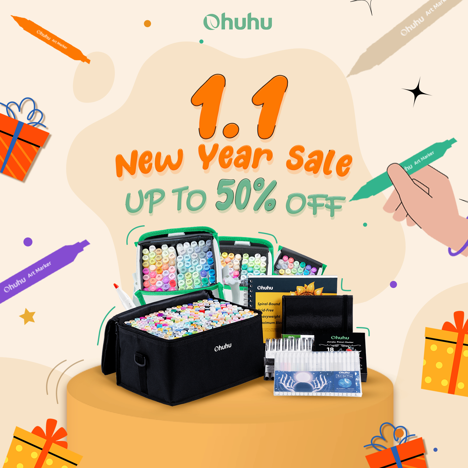 Ohuhu Official Malaysia Online, January 2024