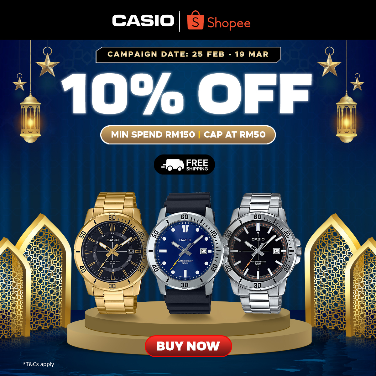 Shopee discount casio watch