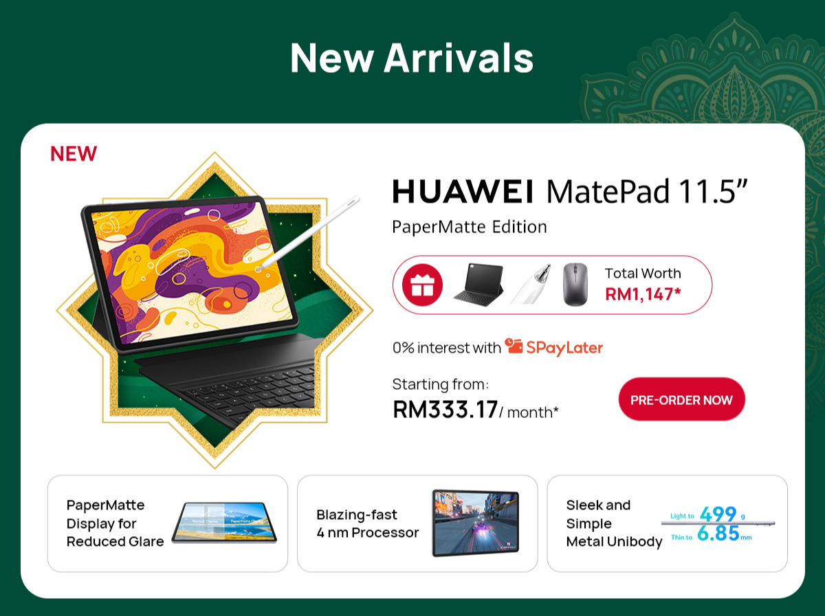 You can now pre-order the Huawei Freeclip in Malaysia for RM899