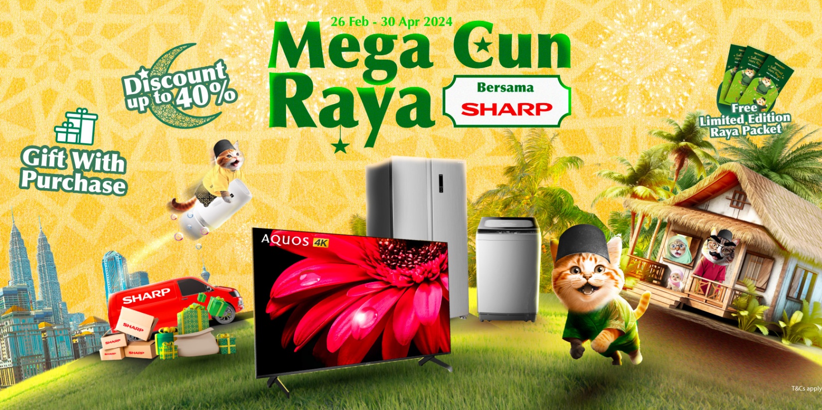 TBM x Mega Cun Raya with Sharp  26 Feb – 30 Apr 2024 – TBM Online