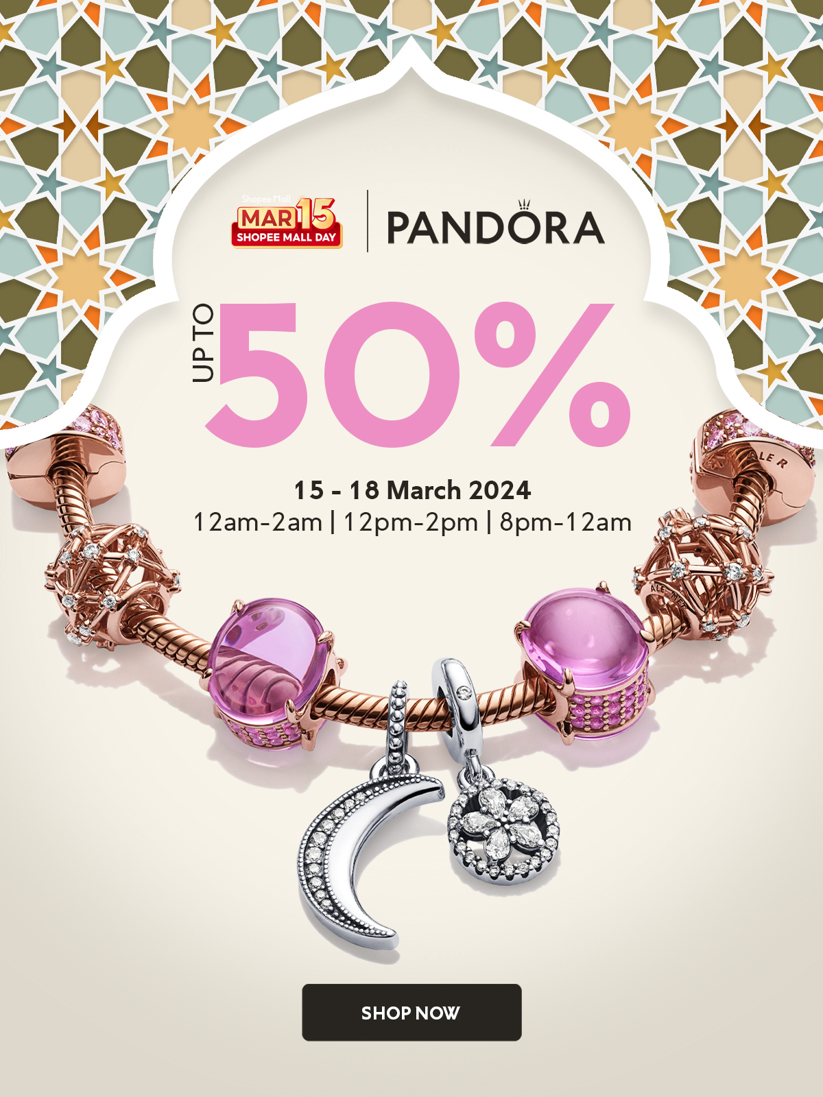 Pandora deals online shop