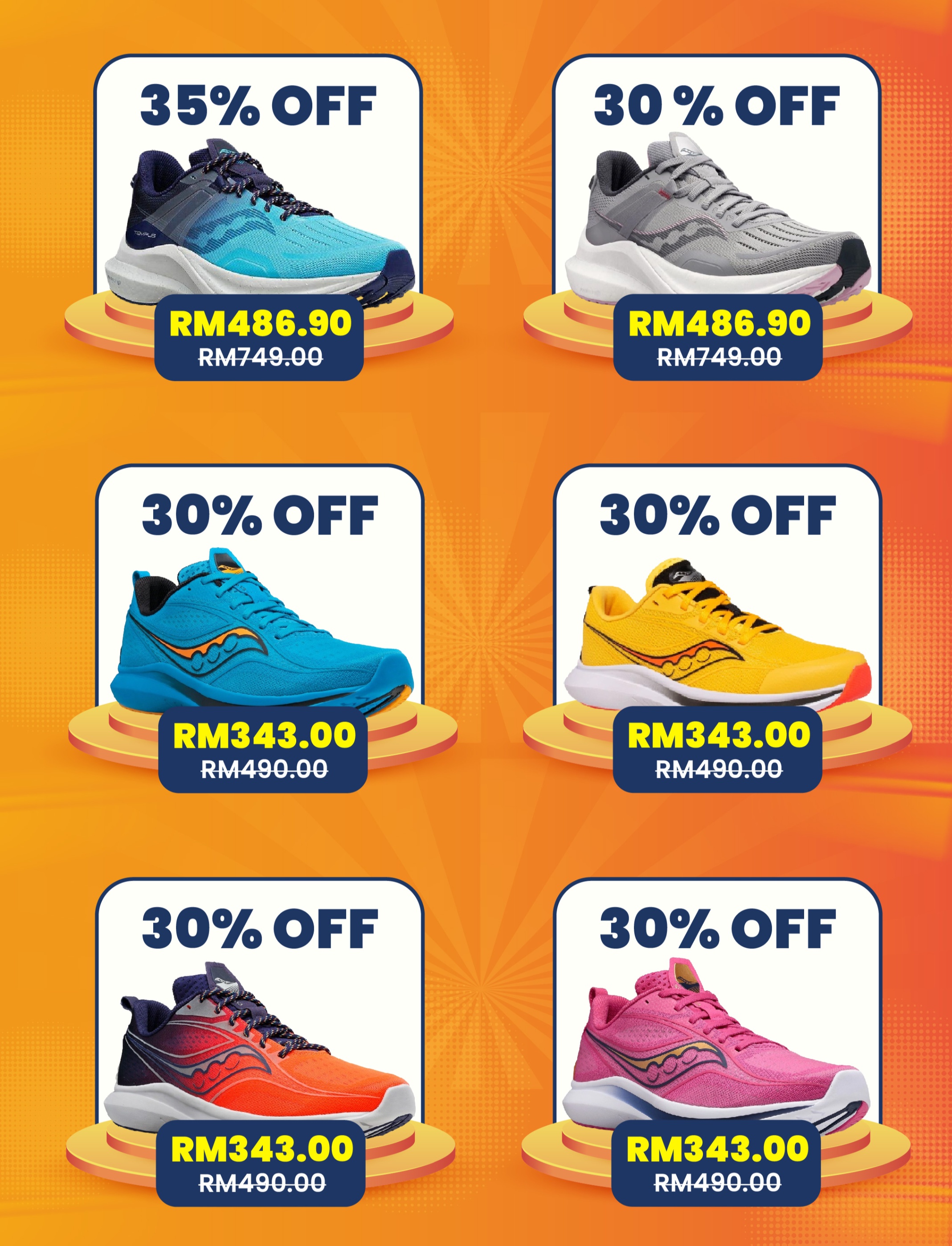 Official Saucony Flagship Store Online, October 2023 | Shopee Malaysia