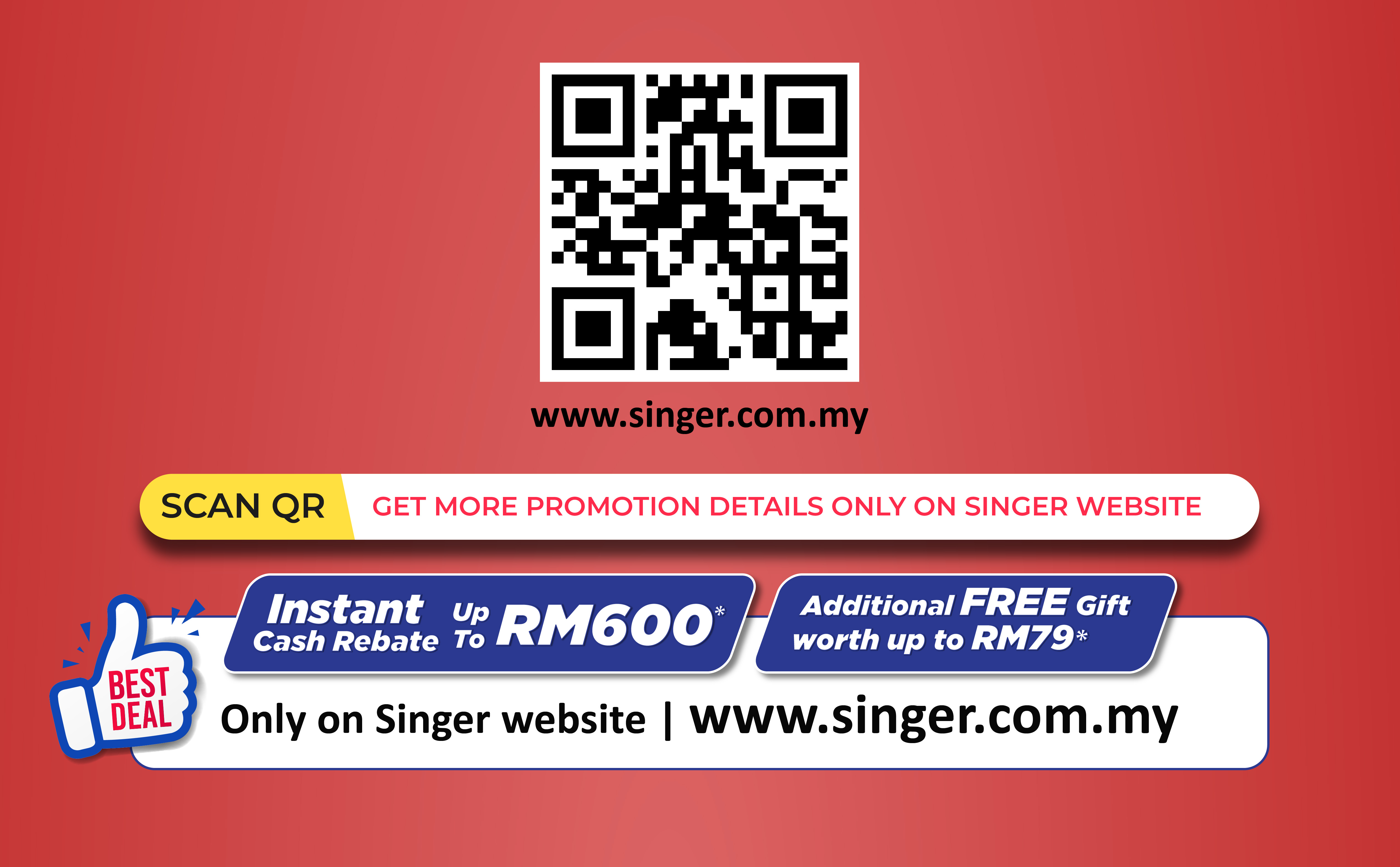 Singer Official Online Store, April 2026 | Shopee Malaysia
