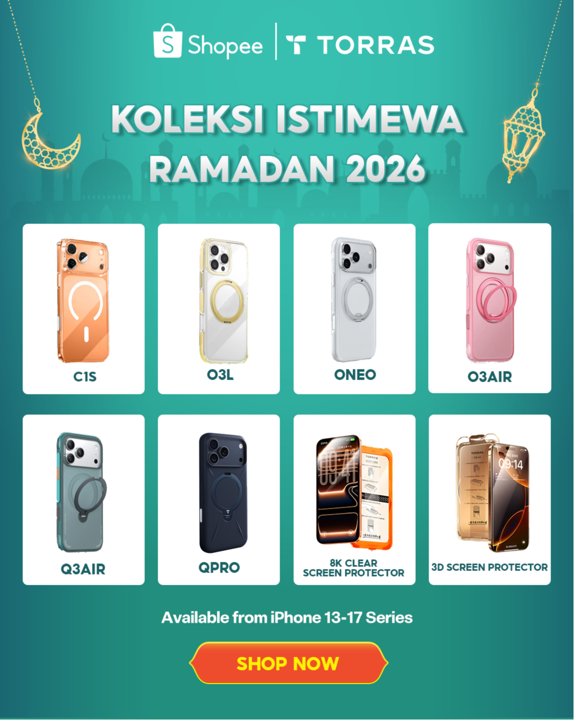 TORRAS Online, October 2026 | Shopee Malaysia
