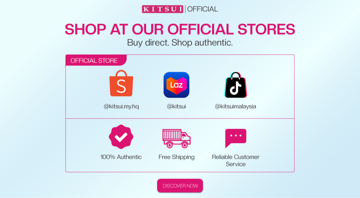 KITSUI Official Store Online, August 2026 | Shopee Malaysia