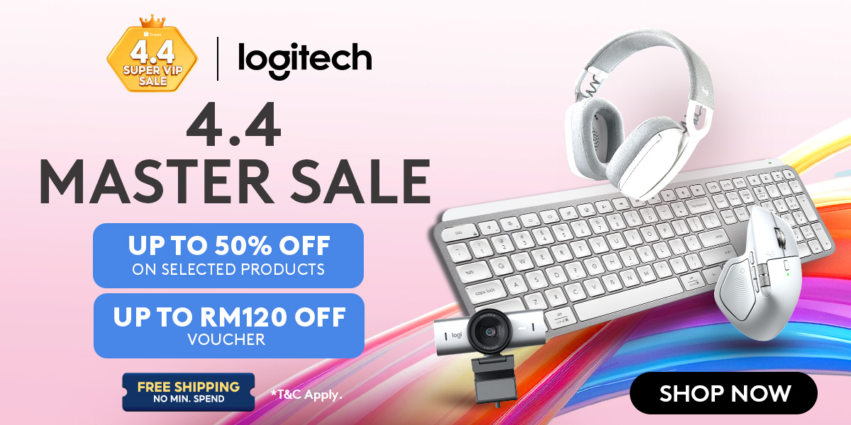 Logitech Official Online Shop, July 2026 | Shopee Malaysia