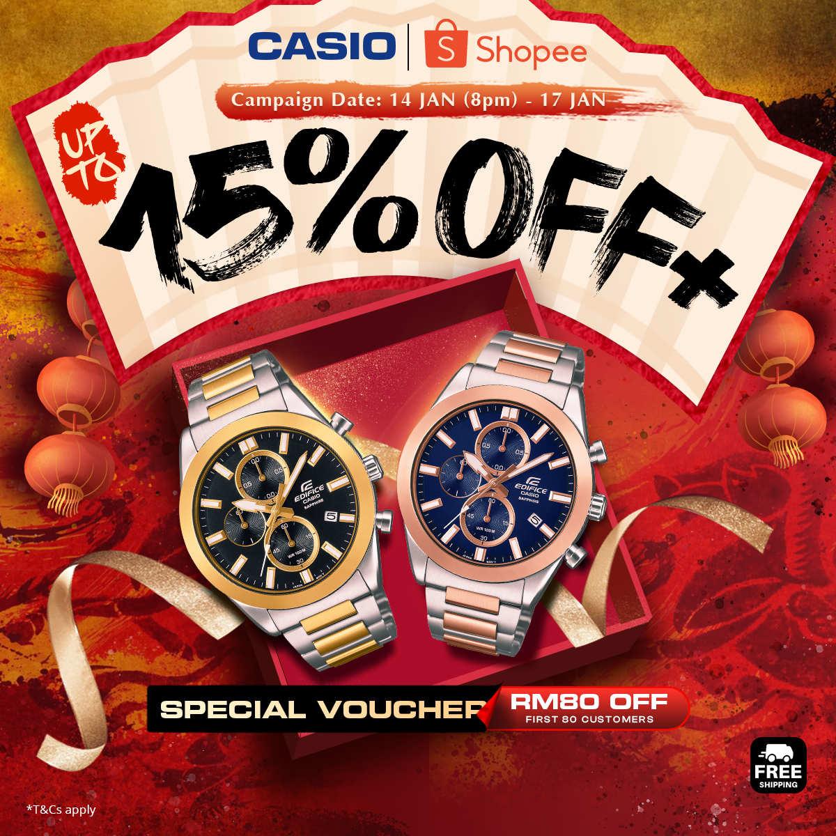 Casio Official Online Store, January 2026 | Shopee Malaysia