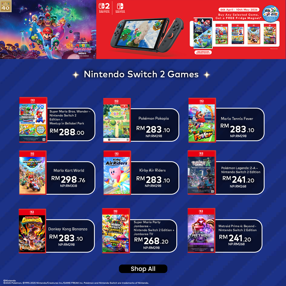 Nintendo Official Store Malaysia Online, April 2026 | Shopee Malaysia
