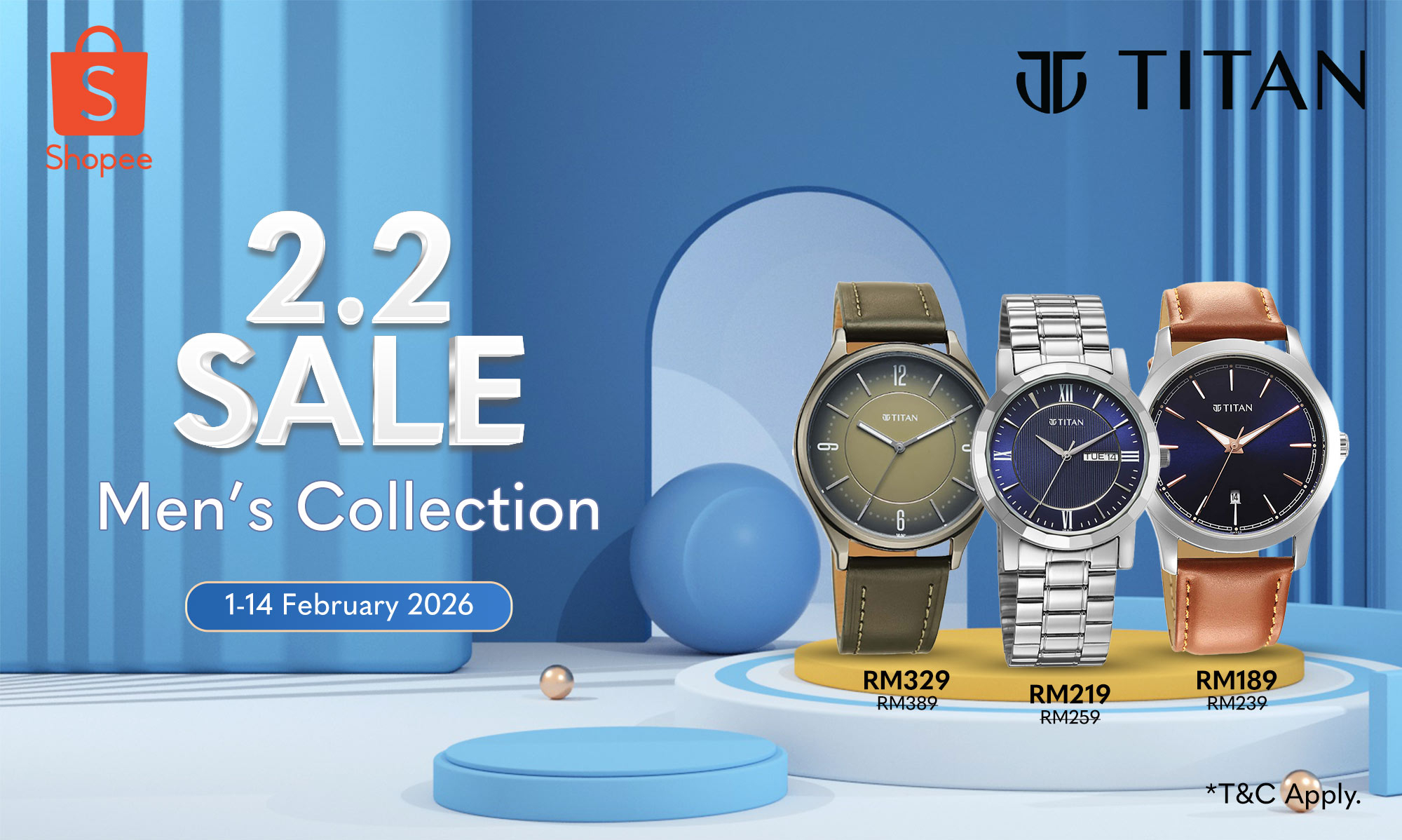 Titan Official Malaysia Online, February 2026 | Shopee Malaysia