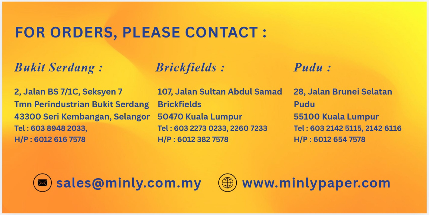 Minly Paper Sdn Bhd, Online Shop | Shopee Malaysia