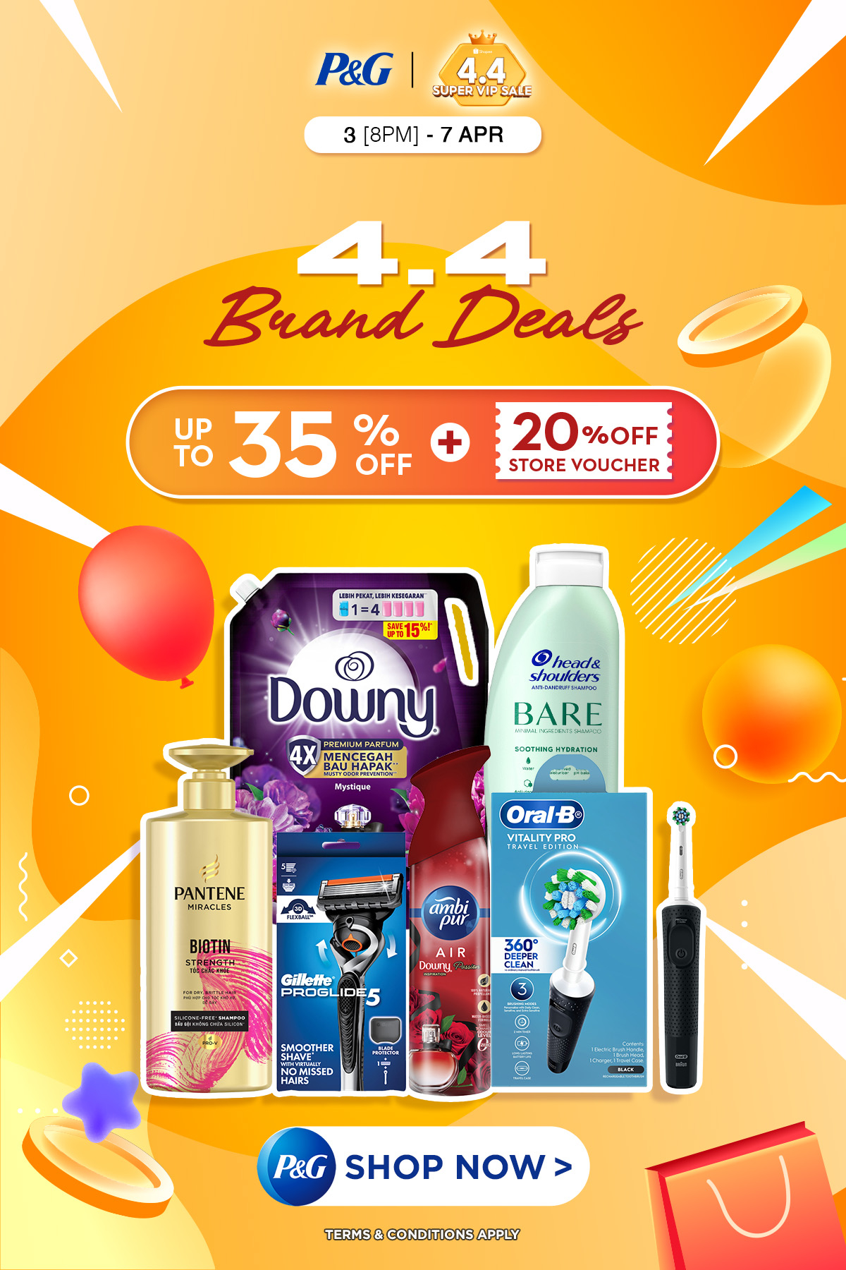 P&G Official Online Store, August 2026 | Shopee Malaysia