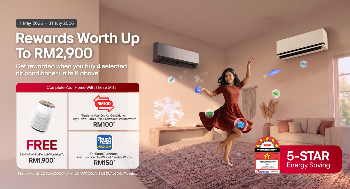 LG Official Online Store, August 2026 | Shopee Malaysia