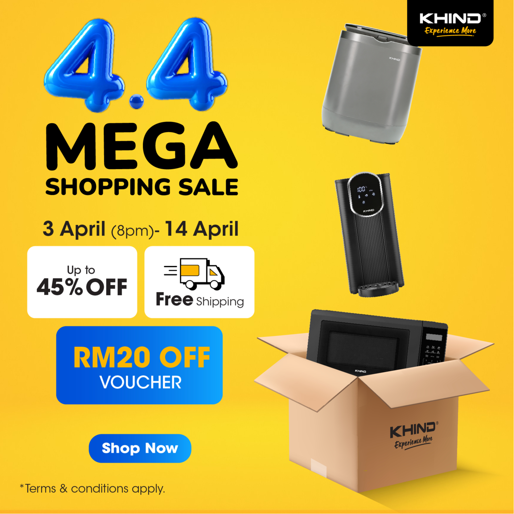 Khind Official Online Store, August 2026 | Shopee Malaysia