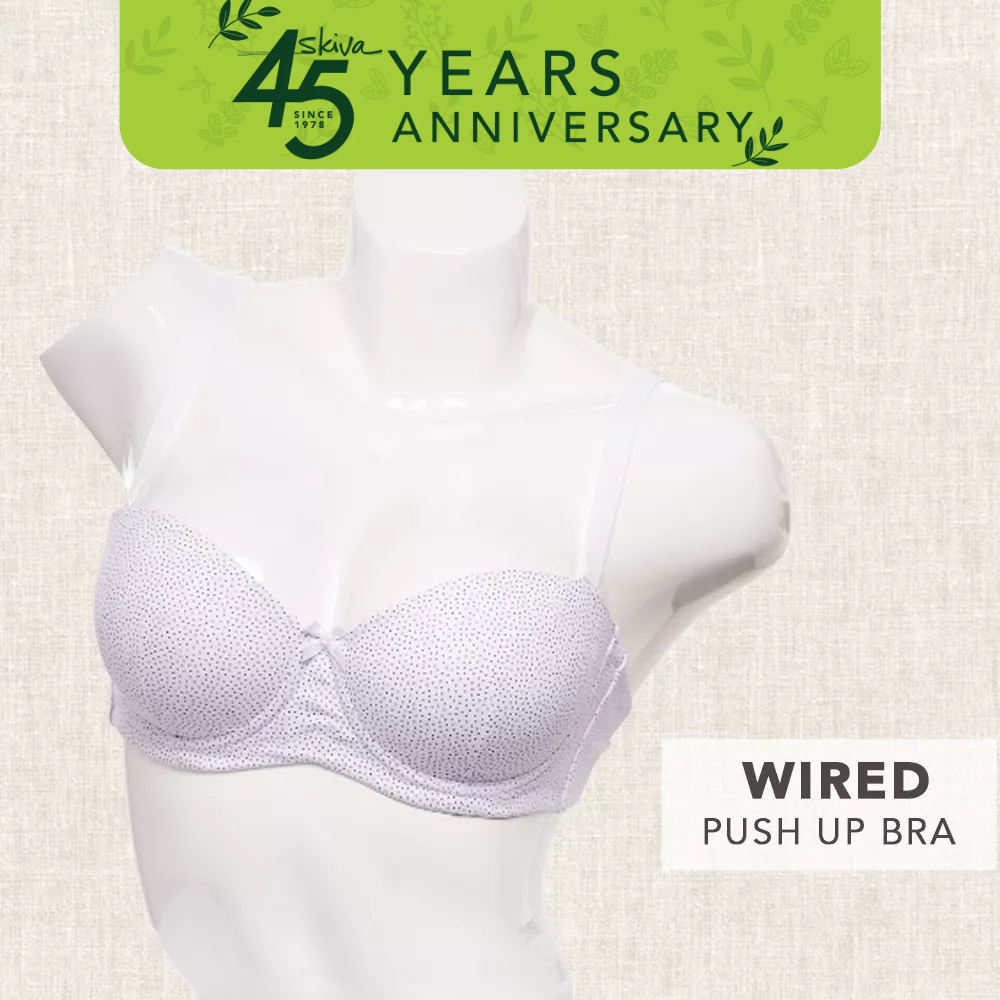 CLEARANCE] SKIVA Basic 3/4 Moulded Cup Bra Plain Breathable 3D