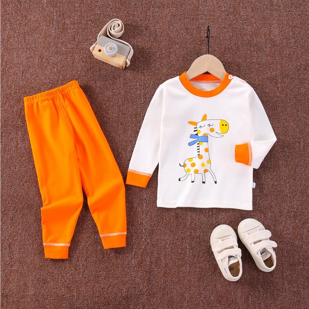 Autumn Winter Children's Boneless Velvet Long Johns Cartoon Warm Pajamas  Suit - China Children Clothes and Childrenwear price