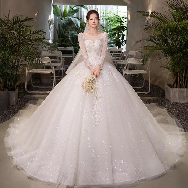 Gauze wedding outlet dresses