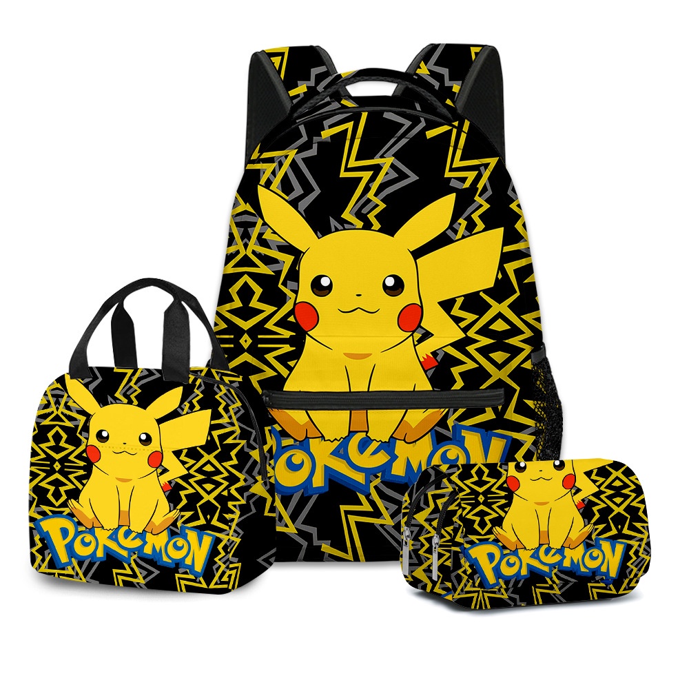 Kawaii Pokemon Pikachu Children's Lunch Box Cute Anime Kids Plastic Bento  Box Portable Boys Girl Picnic