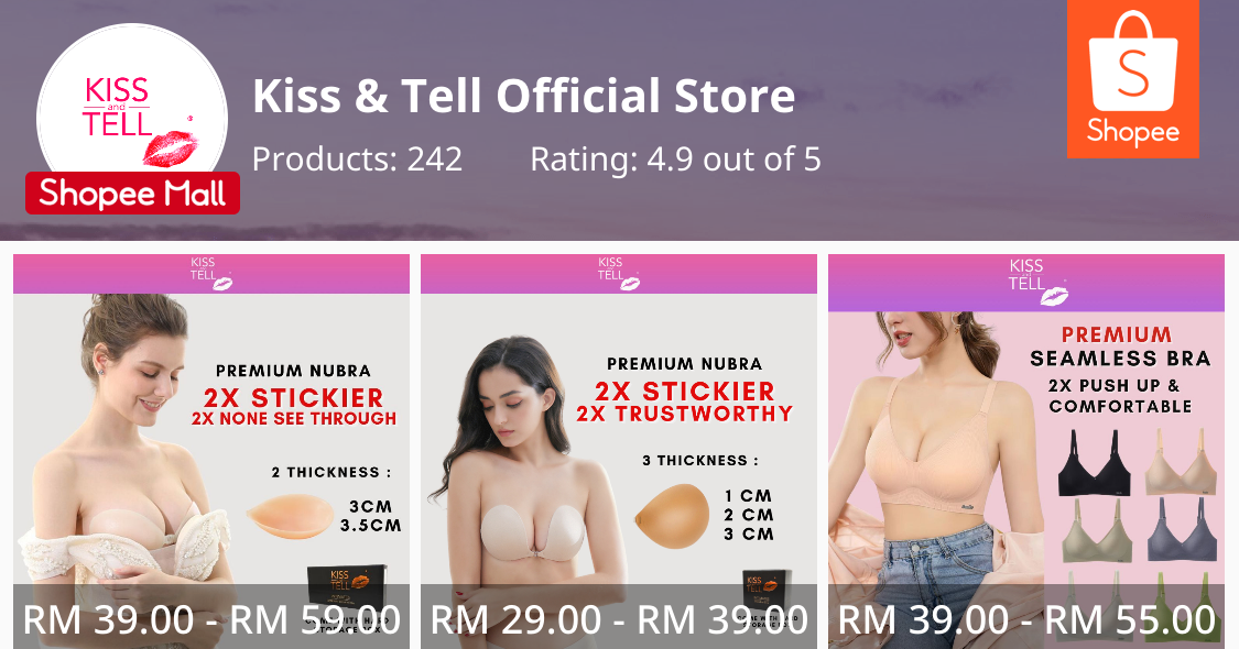 Premium Anita Seamless Bralette Top Tube Bra in White – Kiss & Tell Malaysia