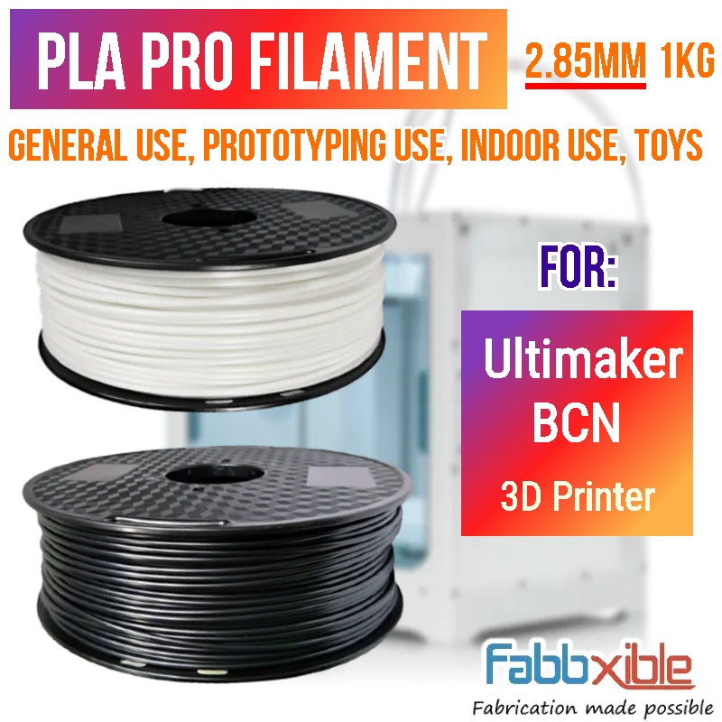 2.85mm(3mm) PLA PRO Filament 2.85mm, Tough & High Rigidity White