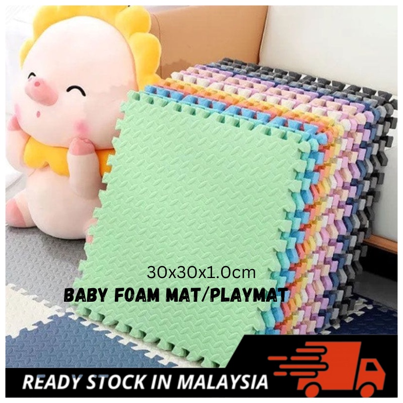 eva foam mat green baby eva