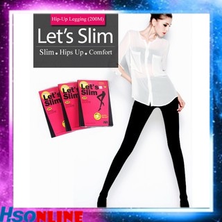 Let's Slim 200M 600M Power Hips Up Tights High Stocking Comfort