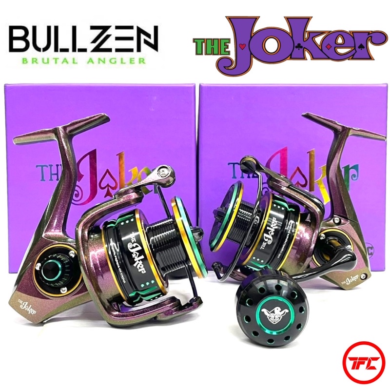 2022 BULLZEN The Joker SW Limited Edition Spinning Fishing Reel Saltwater  DC Batman WB Shield