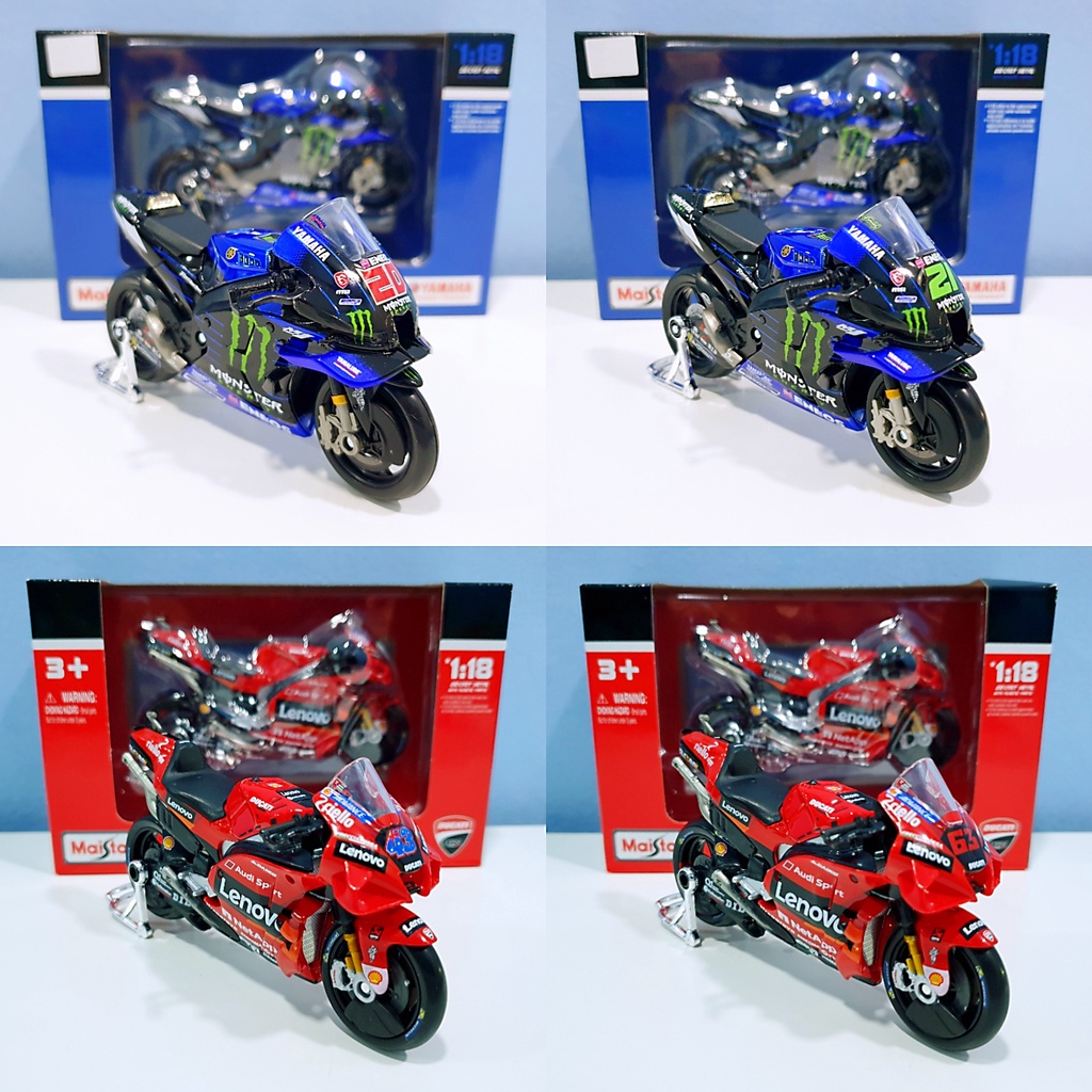 Moto Gp Collection 1:18 2021 2022, Moto Modèle Yamaha Ktm Honda