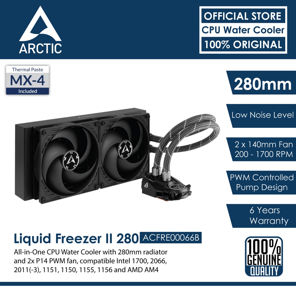 ARCTIC Liquid Freezer II 280 All-in-One CPU Water Cooler
