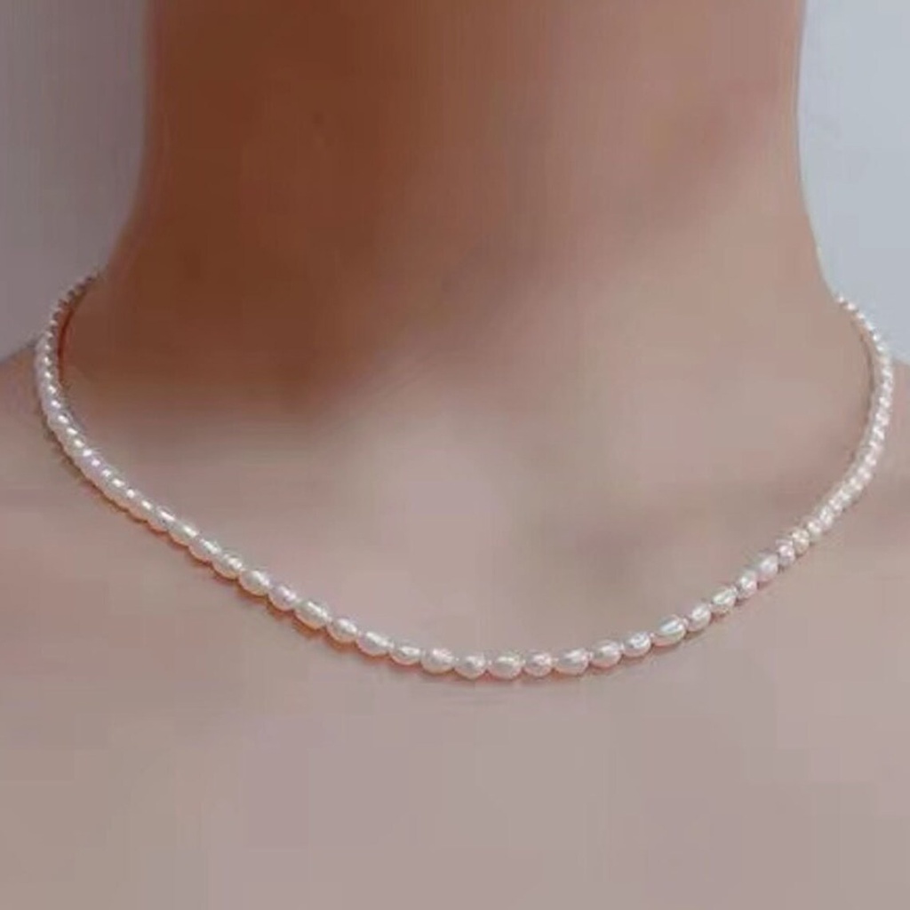 9mm Classic Double Layer Pearl Necklace - Borneo Pearls