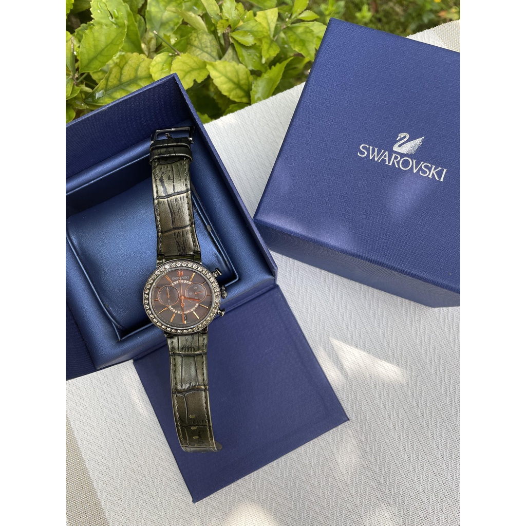 Swarovski citra clearance sphere chrono watch