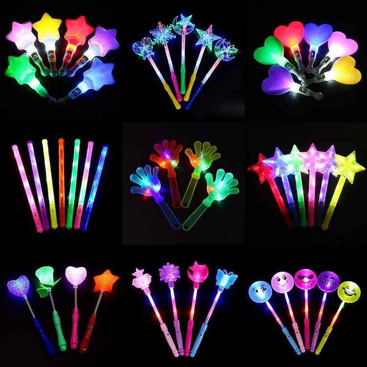 LED Glow Wand LED Sticks Light up Wand Flashing Light Stick with Lanyard  for Party, 36 Pieces