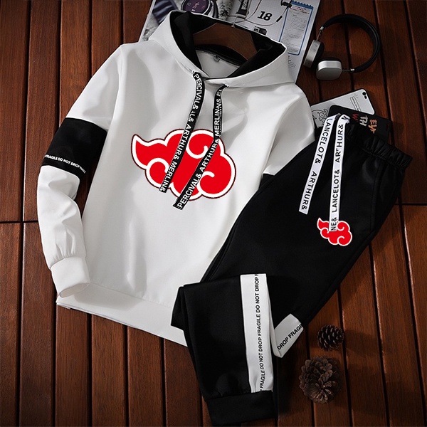 2 Pcs/Set Korean Fashion Casual Women's Long Sleeve Hoodie Set