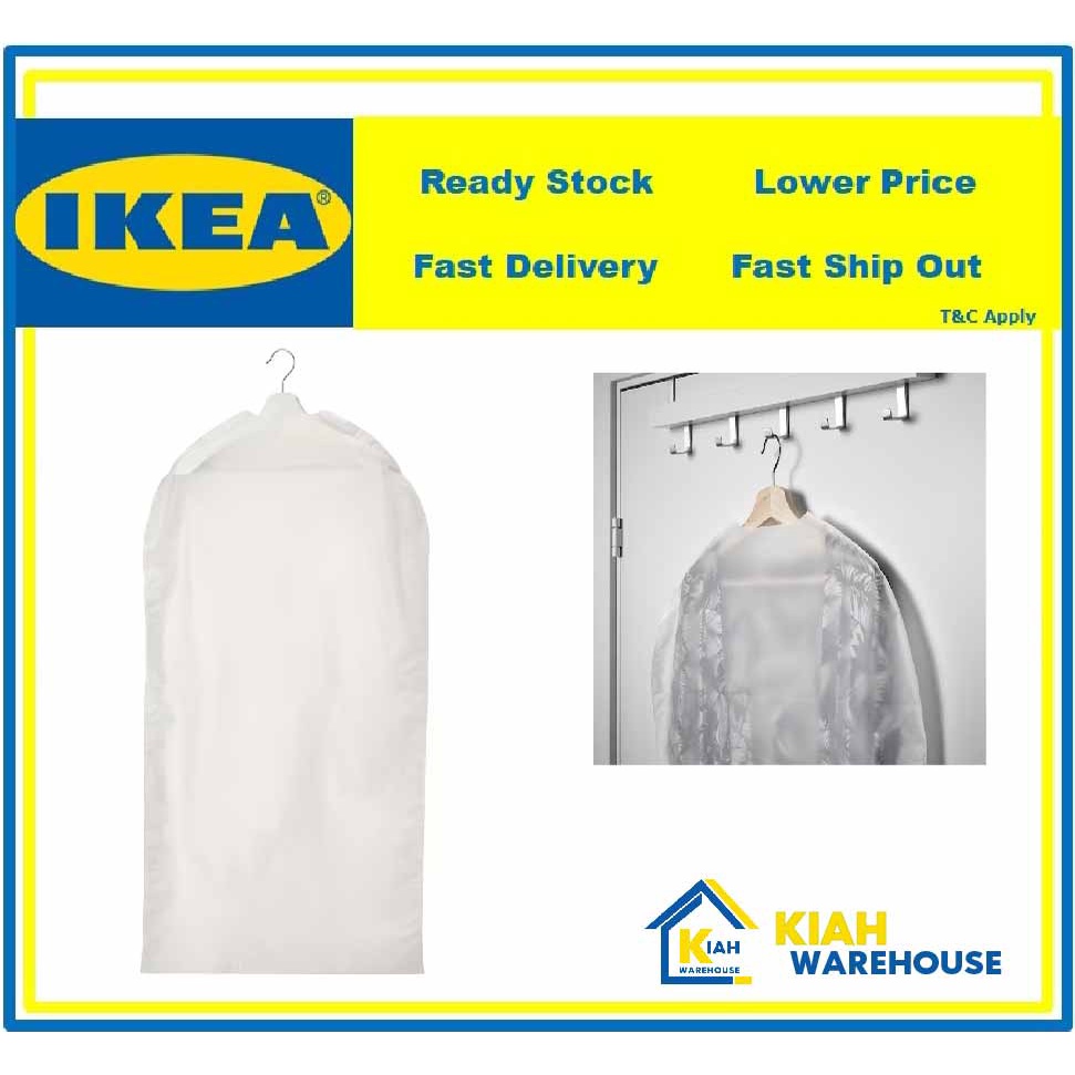 RENSHACKA Clothes cover, transparent white - IKEA