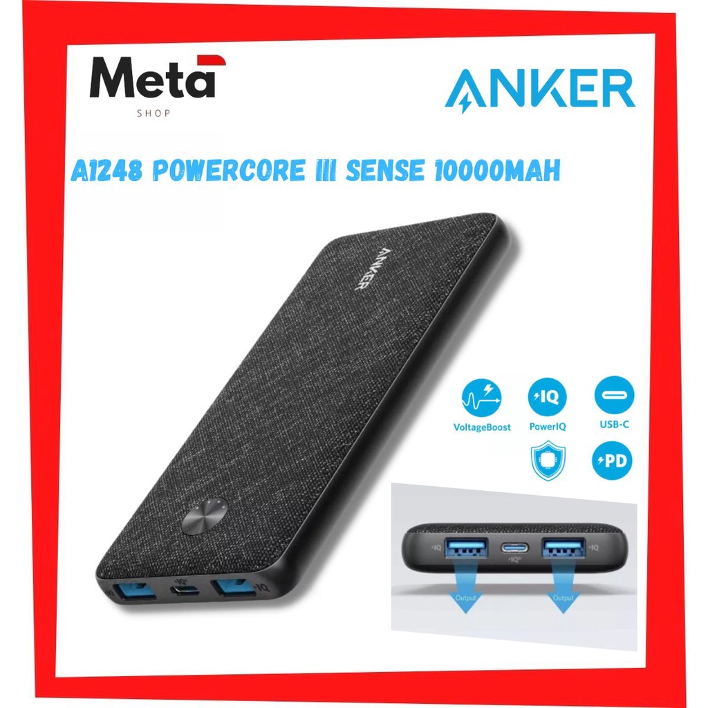 Anker Power Bank PowerCore III Sense 10K USB-C,(20W)