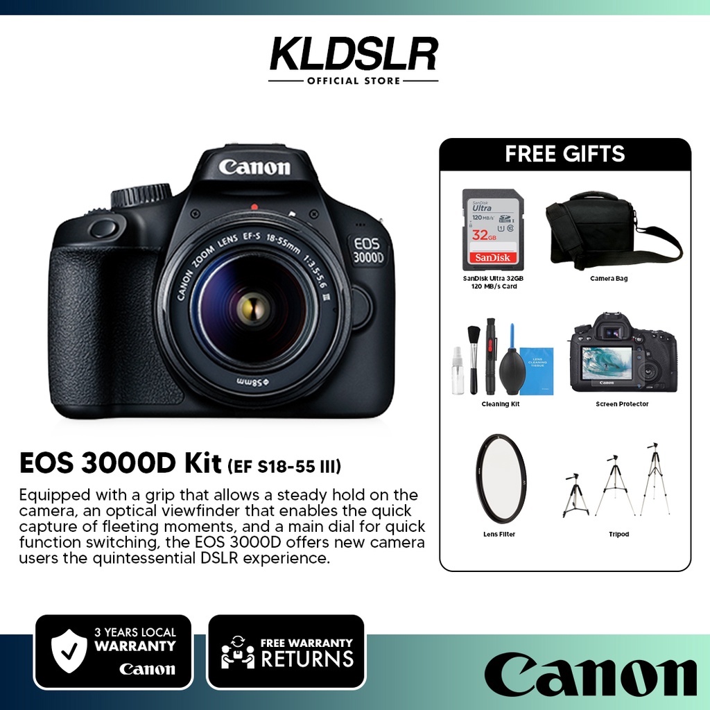 3000d canon deals