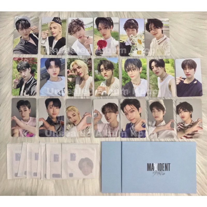 STRAY KIDS - MAXIDENT 2nd Soundwave Lucky Draw PVC PC PHOTOCARDS