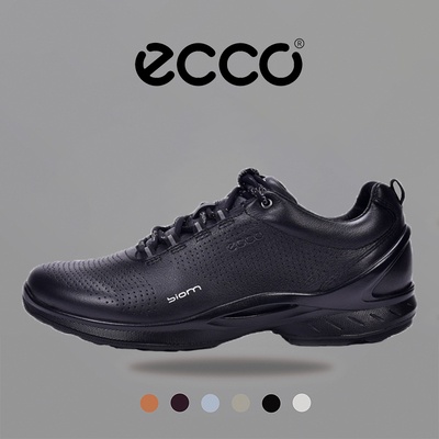 ECCO Men s shoes trendy casual shoes versatile leather sneakers