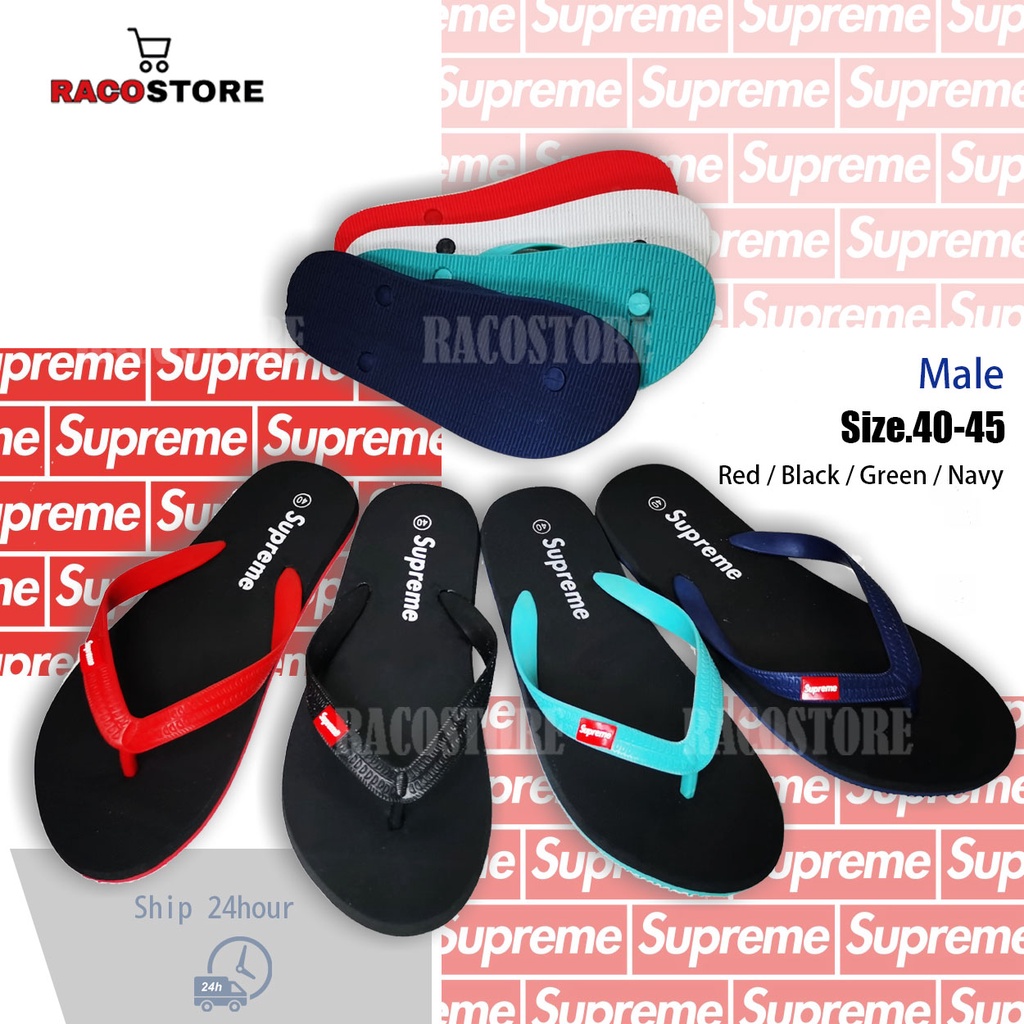 Suprem Flips for Mens and womens. Color: Black, Red, White Size