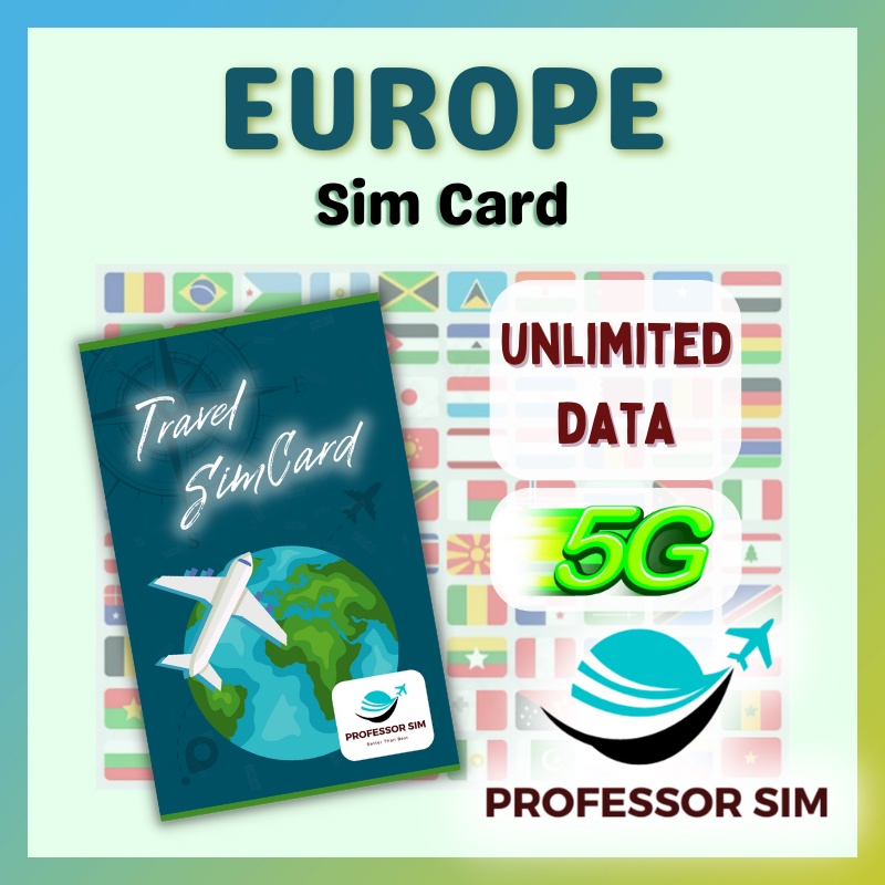 Europe Data SIM Card prepago 6GB 30 días | 5G/4G/LTD datos de alta  velocidad - Francia, Reino Unido, Alemania, Italia, España, Irlanda,  Suecia, Europa