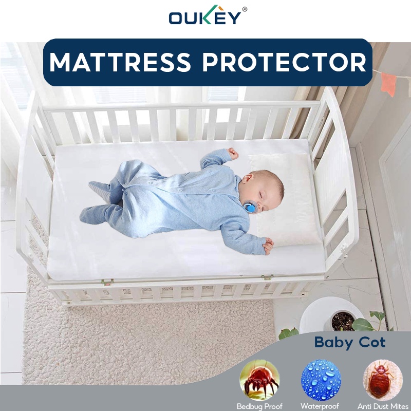 Baby cot mattress outlet protector