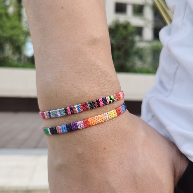 Handmade Adjustable Friendship Bracelets - Set of 5