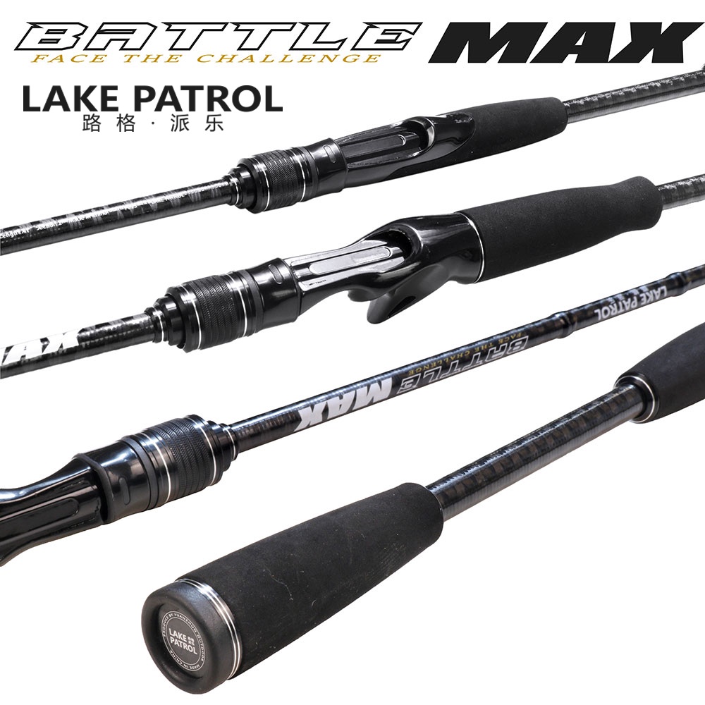 LakePatrol 2023 New Rod X-Cross Fishing Rod 2.1M ML Spinning Rod  Baitcasting Rod Full Carbon Casting Rod Toman Rod Snakehead Rod
