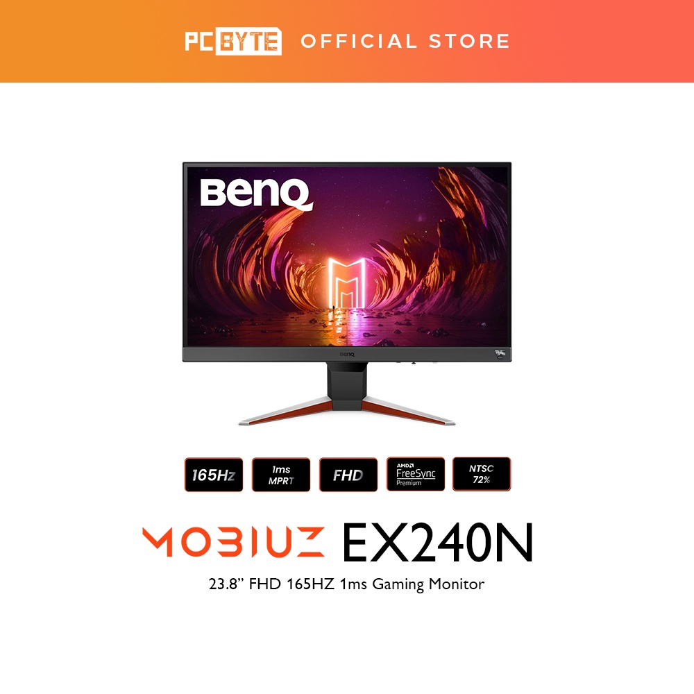 BenQ MOBIUZ EX240N 23.8 16:9 Full HD 165Hz VA LED HDR Gaming Monitor,  Built-In Speakers