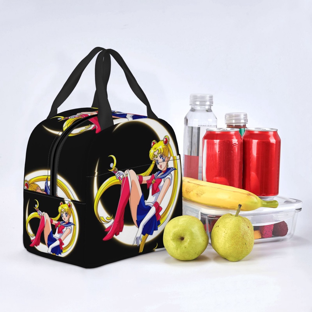 Sailor Moon Tote Lunch Bag Aluminum Foil Thickened Insulated Lunch