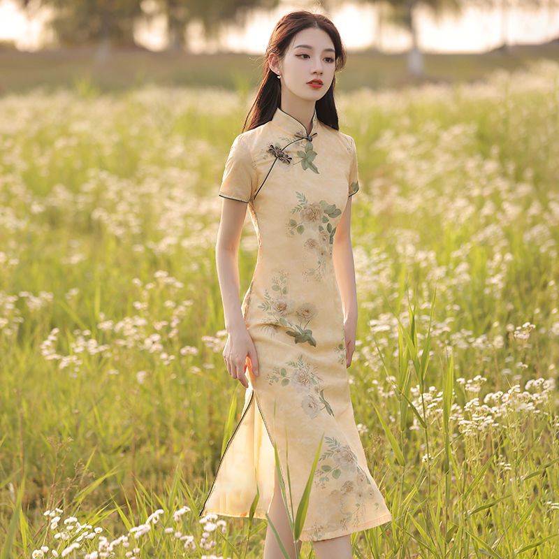 Modern cheongsam clearance dress