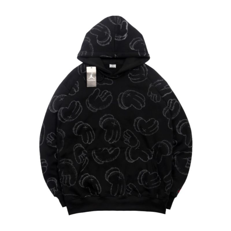 Jordan best sale kaws hoodie