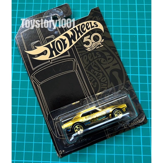 Hot wheels 50th anniversary deals gold camaro