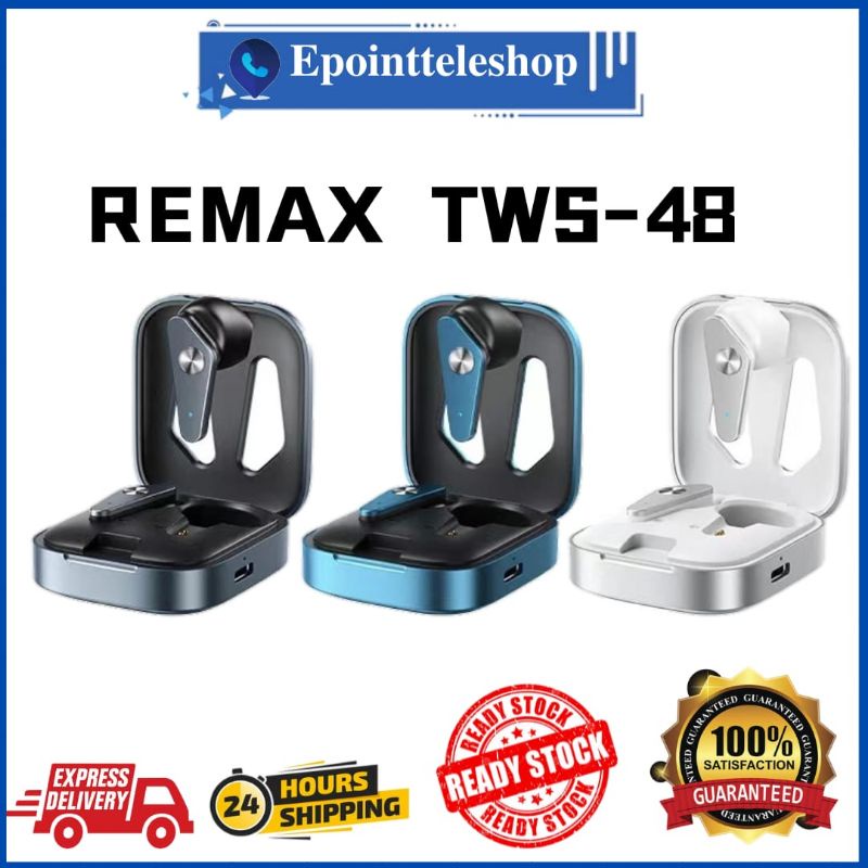 Ready Stock Remax TWS 48 Top Bluetooth 5.0 Earphone Earbuds