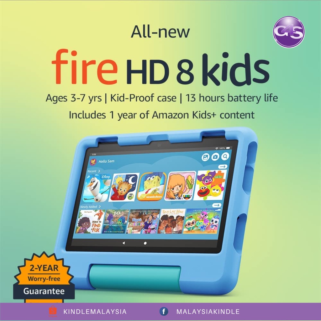 Fire 7 Kids Edition 16GB Tablet with 7-in. Display and Kid-Proof  Case - 2022