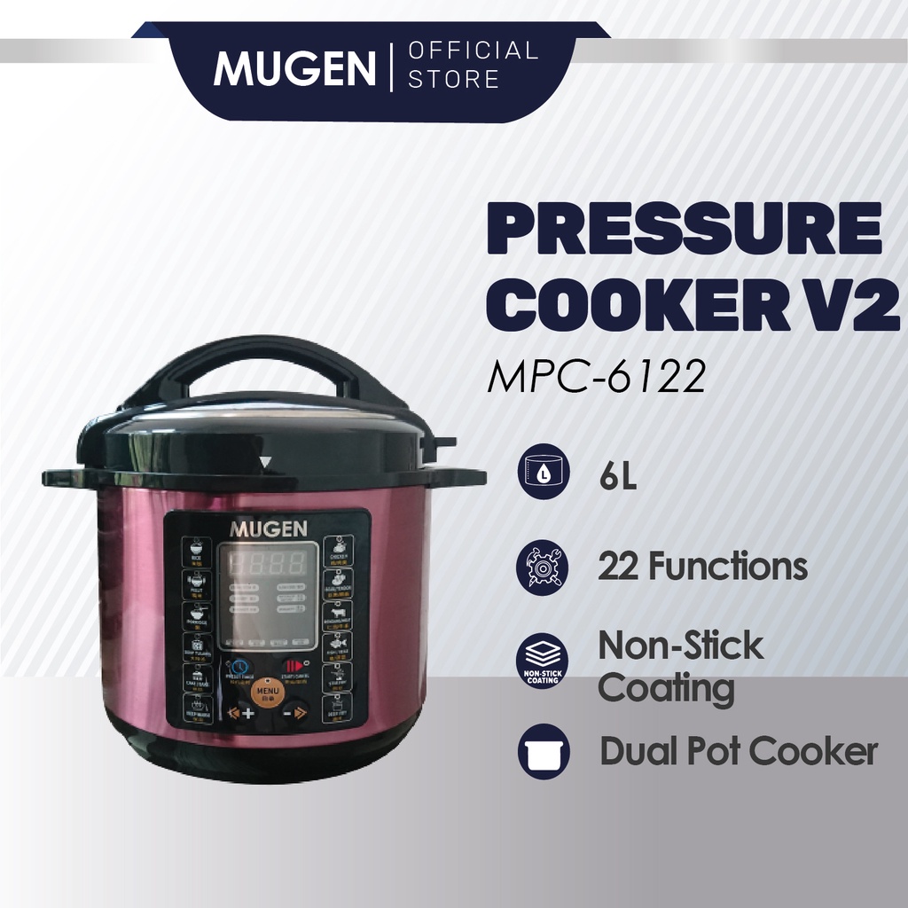 MUGEN Smart Pressure Cooker V2 / Periuk Tekanan / 多功能气压锅